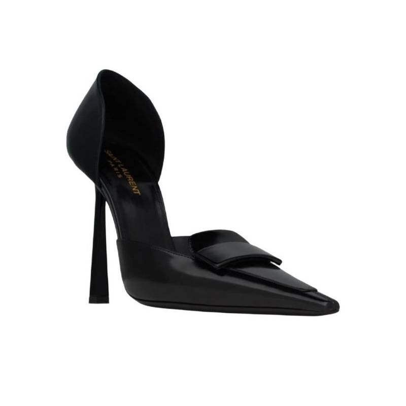 Saint Laurent YSL D’Orsay Calf Leather Stiletto High Heel 10.5CM Sandal