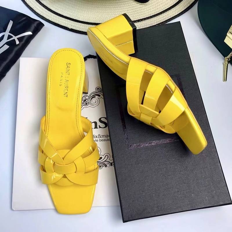 YSL Saint Laurent Nu Pieds Thick Heeled Shoes