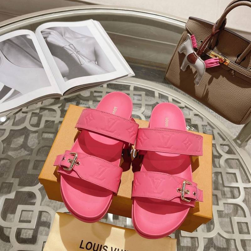 Louis Vuitton LV Bom Dia Fashion Flat Flip-flops Slide Sandal