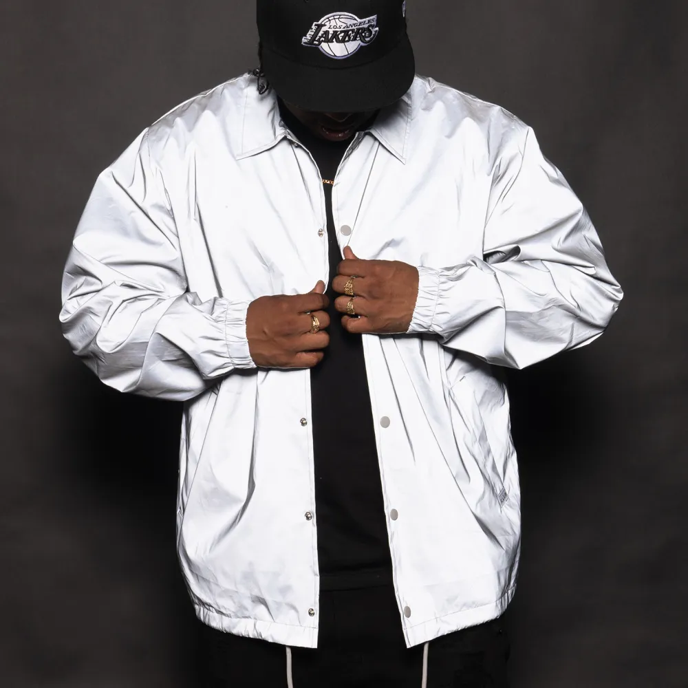Pro Club Men's Reflective Coach Jacket