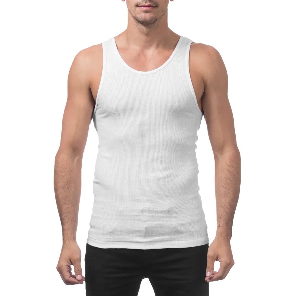 Pro Club Men's Premium Ringspun Cotton Ribbed A-Shirt