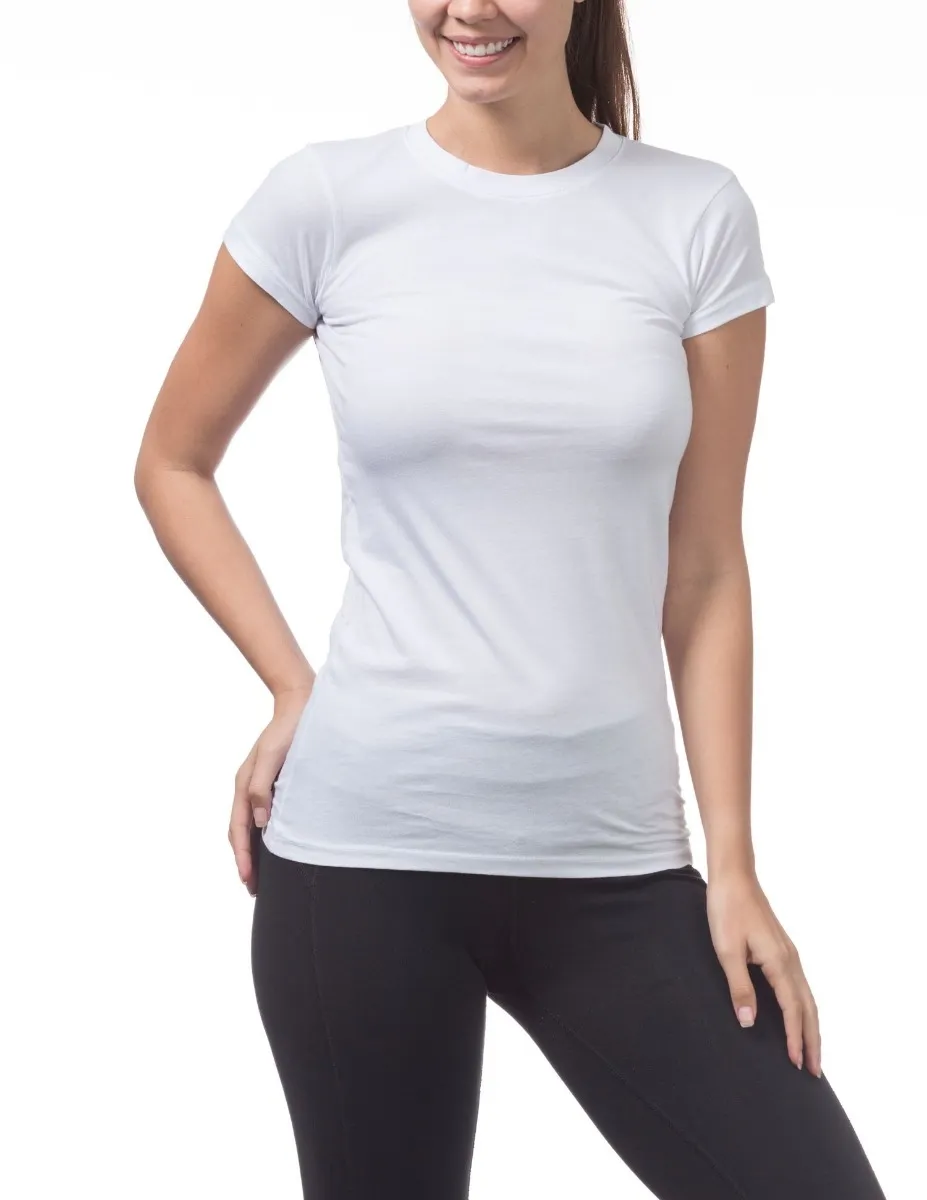 Pro Club Women's Short Sleeve Crew Neck Tee