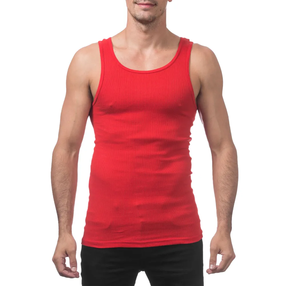 Pro Club Men's Premium Ringspun Cotton Ribbed A-Shirt