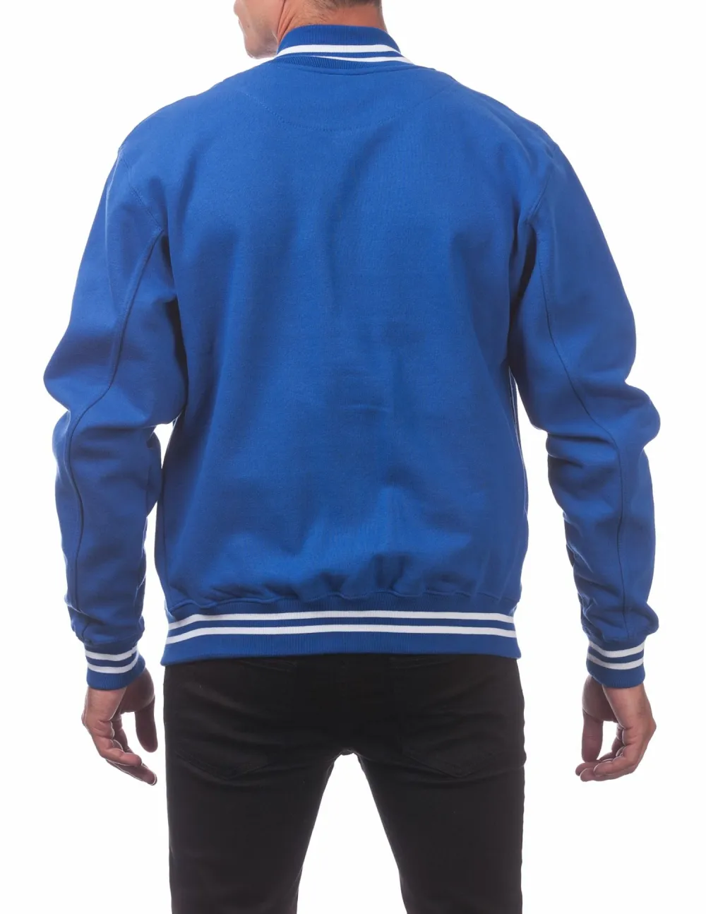 Pro Club Men's Varsity Fleece Baseball Jacket