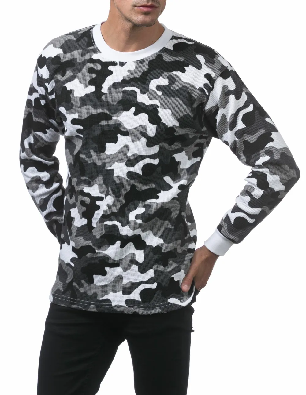 Pro Club Men's Heavyweight Cotton Long Sleeve Thermal Top