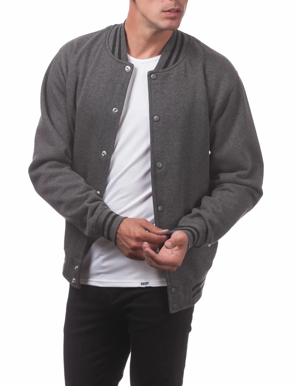 Pro Club Men's Varsity Fleece Baseball Jacket