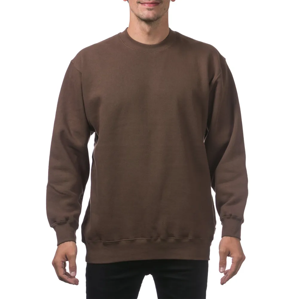 Pro Club Men's Heavyweight 13oz Crew Neck Fleece Pullover Sweatshirt