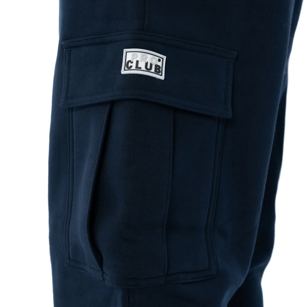 Pro Club Men's Heavyweight Tapered Fleece Cargo Sweatpant