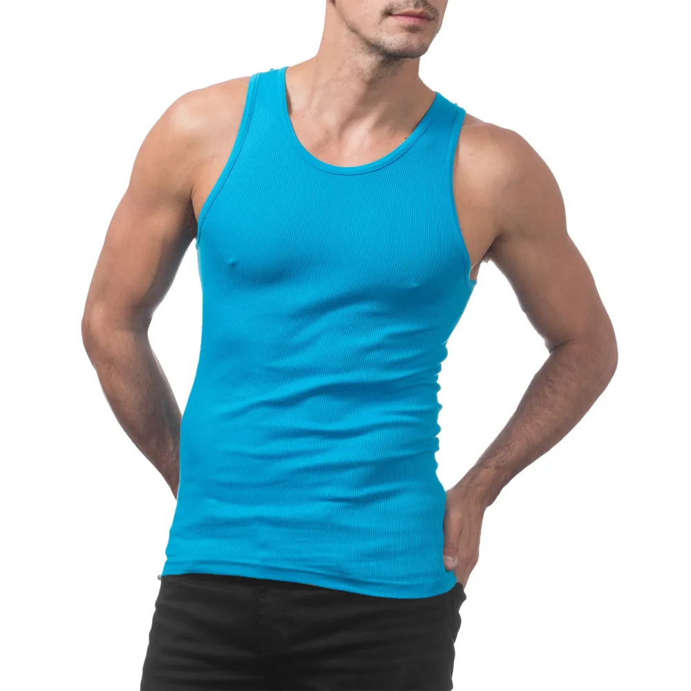 Pro Club Men's Premium Ringspun Cotton Ribbed A-Shirt