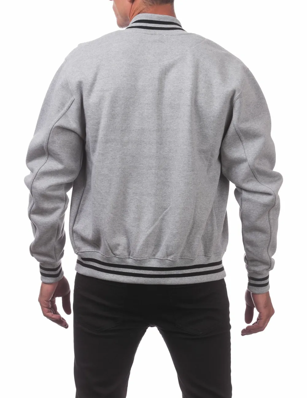 Pro Club Men's Varsity Fleece Baseball Jacket