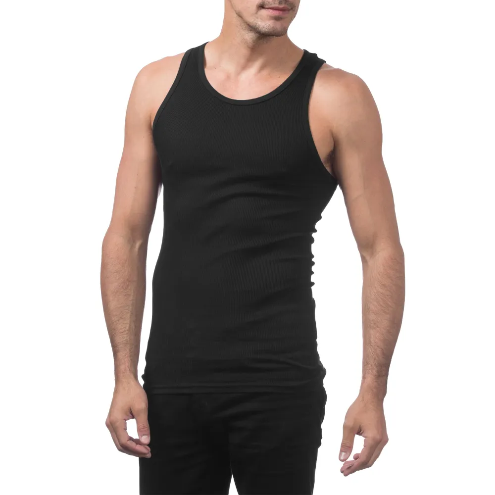 Pro Club Men's Premium Ringspun Cotton Ribbed A-Shirt