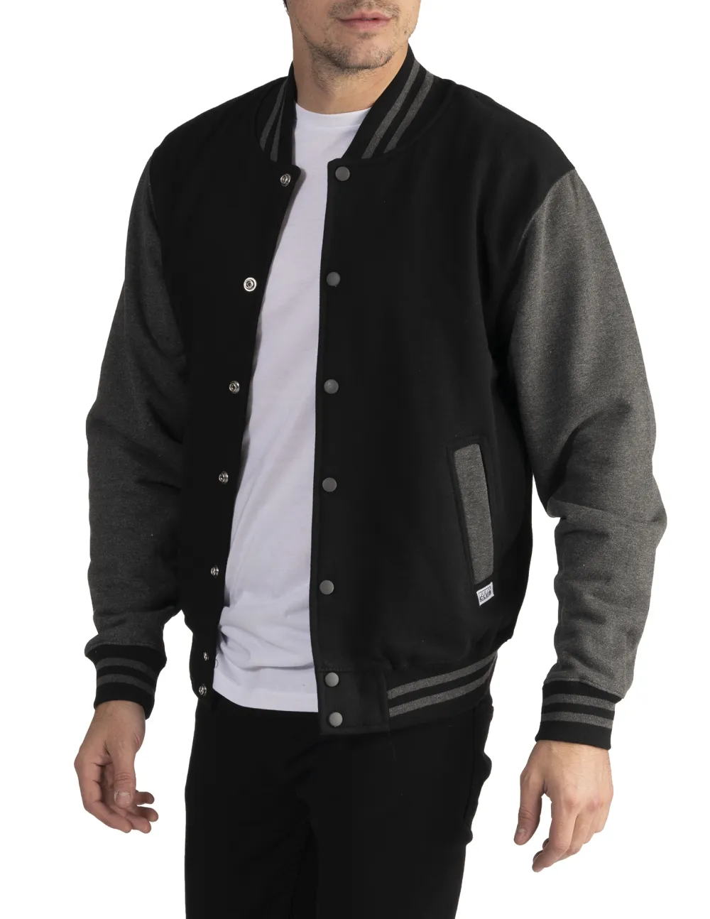 Pro Club Men's Varsity Fleece Baseball Jacket