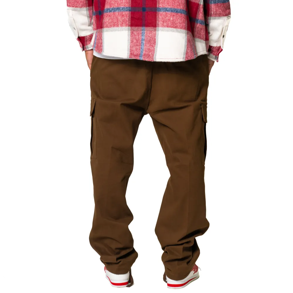 Pro Club Men's Heavyweight Stretch Twill Cargo Lounge Pant