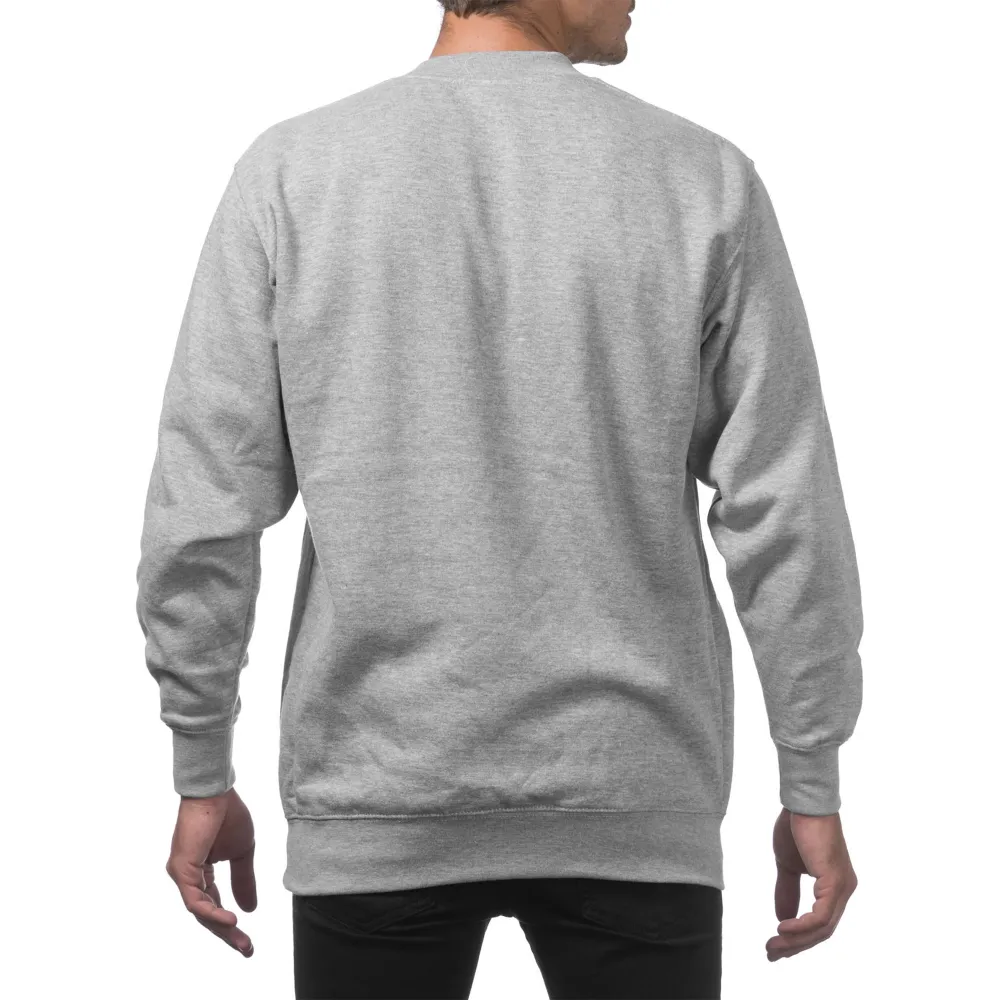 Pro Club Men's Heavyweight 13oz Crew Neck Fleece Pullover Sweatshirt