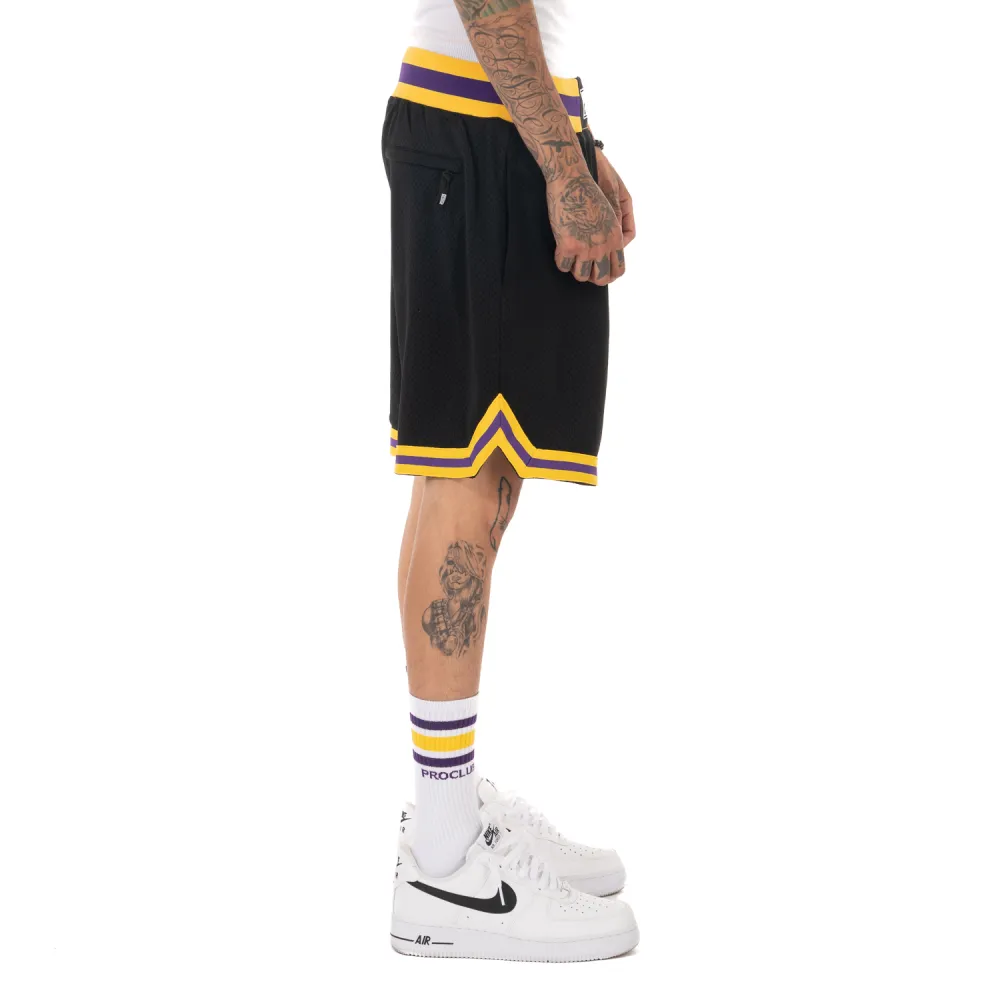 Pro Club Men's 7.5in Inseam Above Knee Fit Classic Basketball Shorts