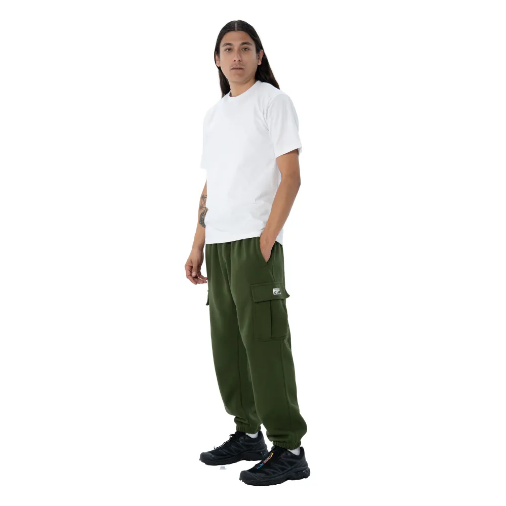 Pro Club Men's Heavyweight Tapered Fleece Cargo Sweatpant