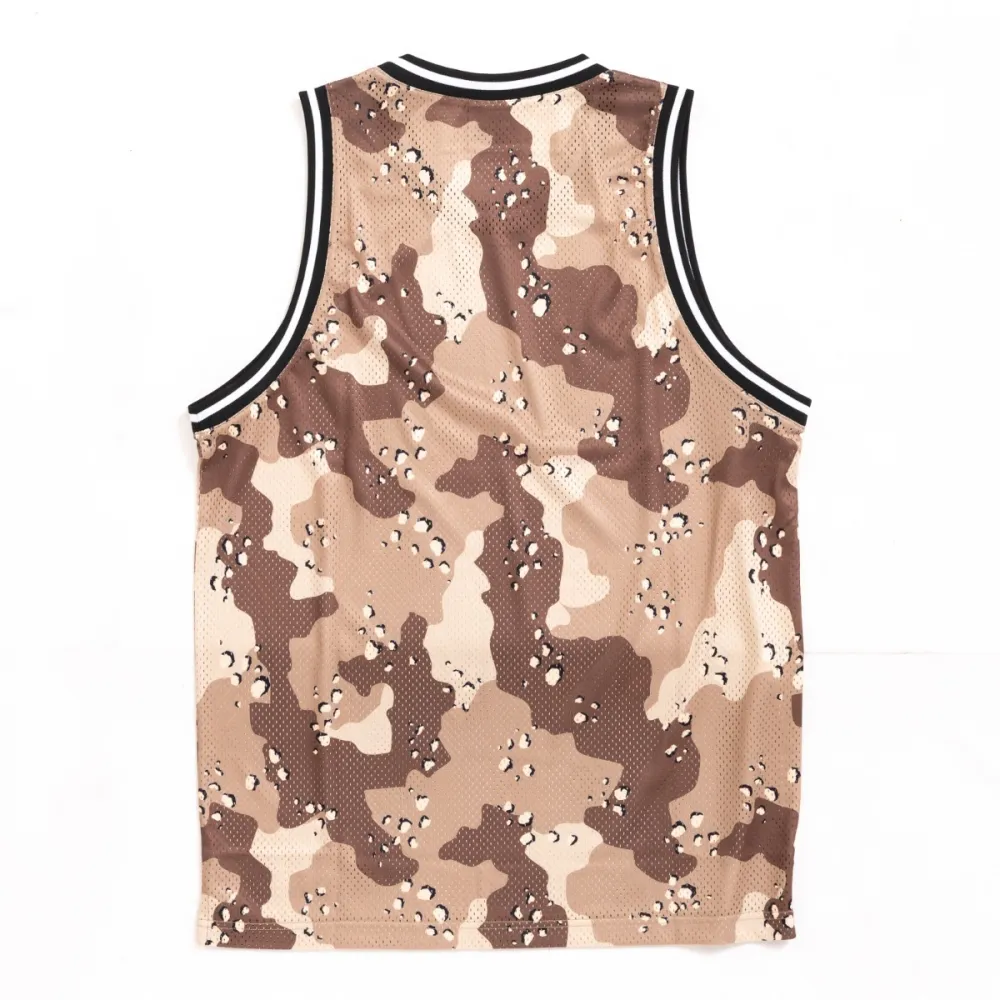 Pro Club Men's Classic Camo Basketball Jersey